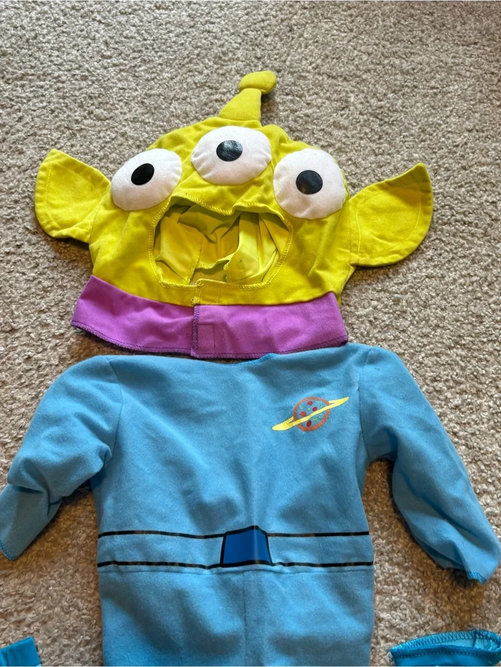 Disney Toy Story Alien Costume Baby 6-12 Months Halloween World Land Cruise